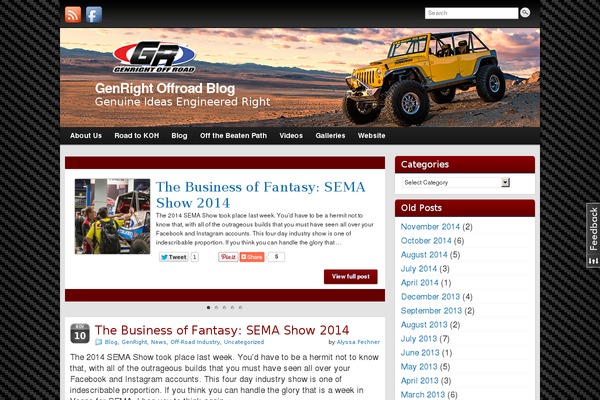 WordPress website example screenshot