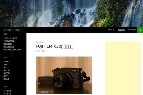 Twenty Fourteen theme site design template sample