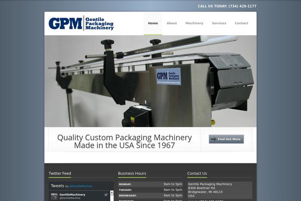 gentilemachinery.com site used 789theme