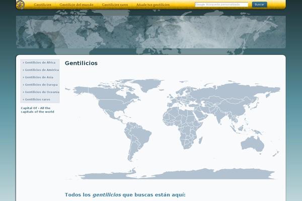 gentilicios.net site used Plantillagentilicios_z