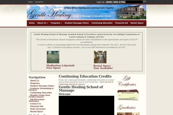 gentlehealingschool.com site used Toolbox