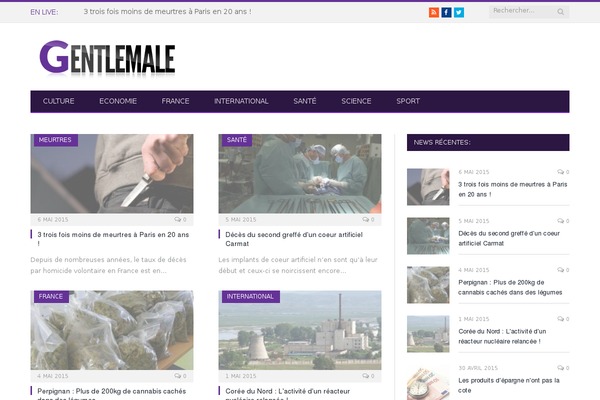 SmartMag theme site design template sample