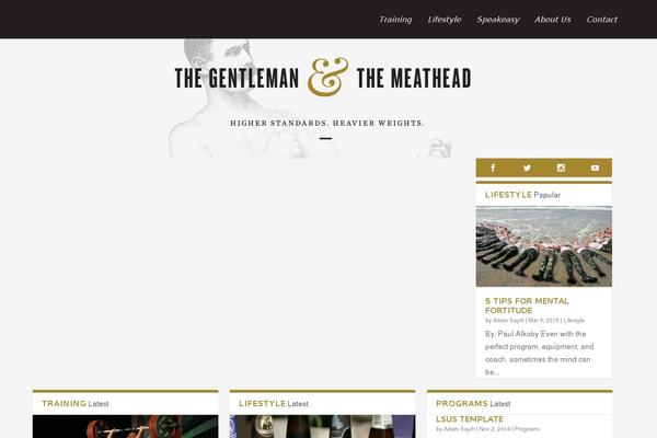 gentlemanandmeathead.com site used Extra-gentleman