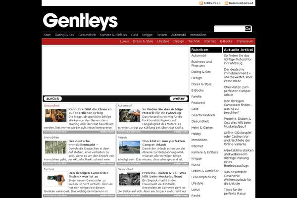 gentleys.com site used Maenner