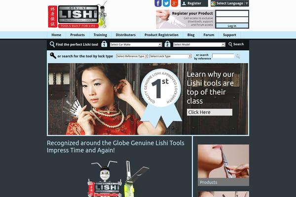 genuinelishi.com site used Lishitheme