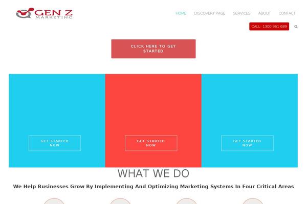 Genesis theme site design template sample