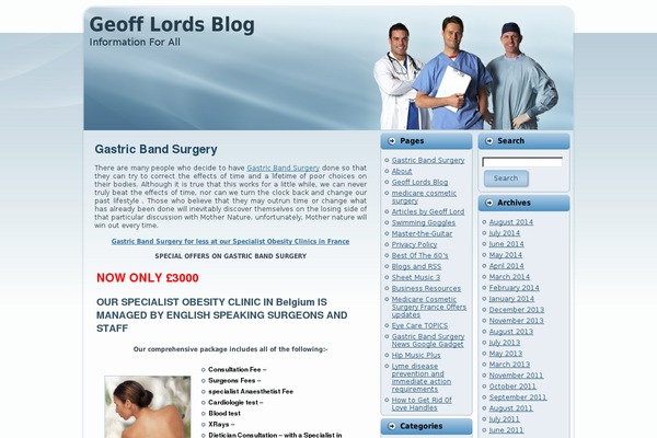 geoff-lord.com site used Gbs
