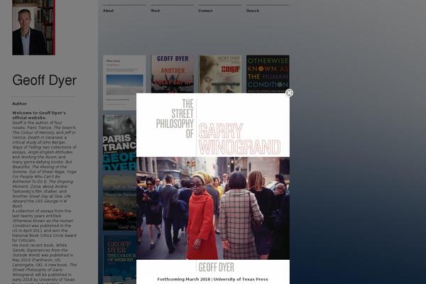 geoffdyer.com site used Geoffdyer