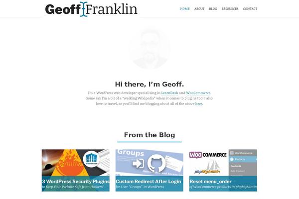 geofffranklin.com site used Geofff