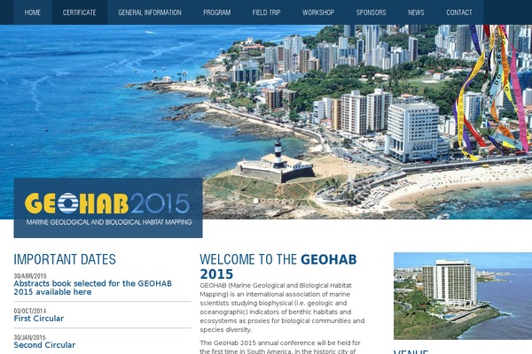 geohab2015.org site used Geohab