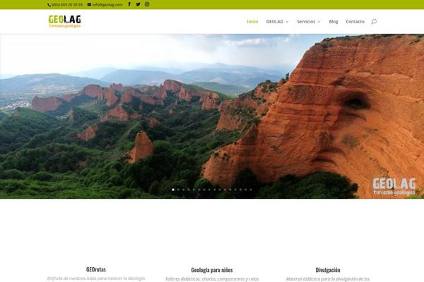 Divi theme site design template sample