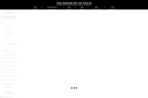 geometryofpasta.co.uk site used Geometryofpasta