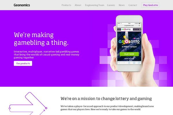 geonomics.com site used Geonomics