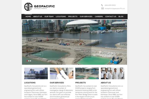 geopacific theme websites examples