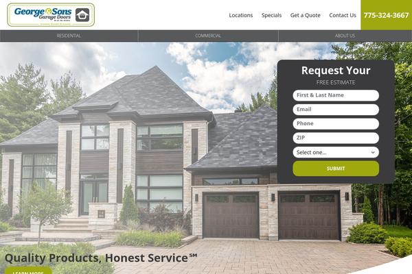 georgeandsonsdoors.com site used Socius-theme-advantage