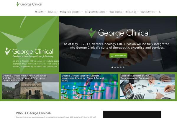 georgeclinical.com site used Repute-wp