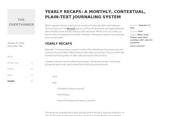 WordPress website example screenshot