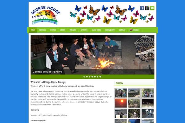 Default theme site design template sample