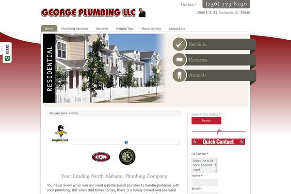 WordPress website example screenshot