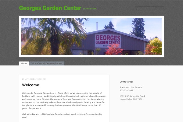 georgesgardencenter.com site used simpleX
