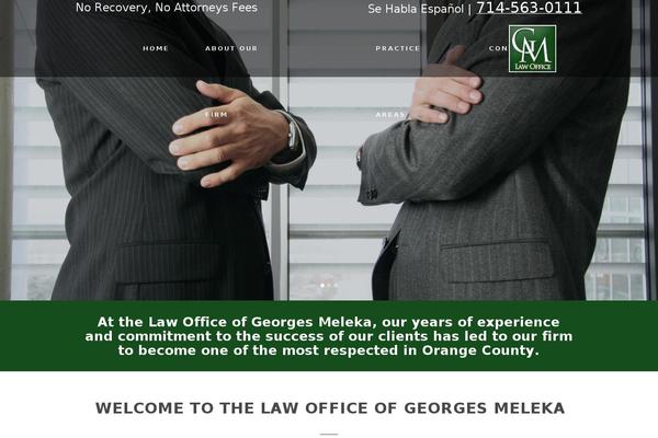 WordPress website example screenshot