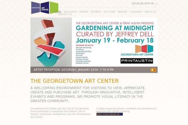 georgetownartcentertx.org site used Theme1441