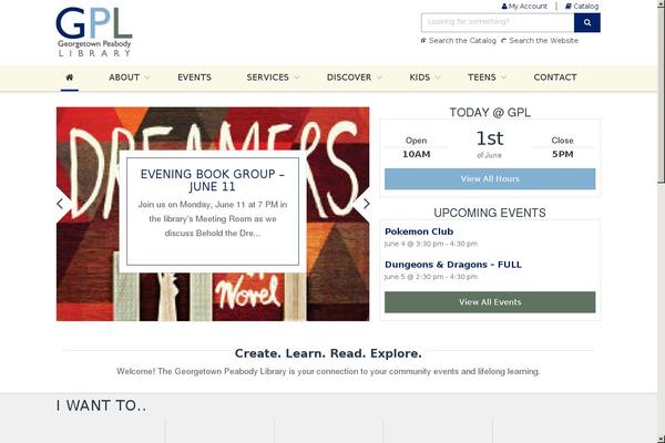 georgetownpl.org site used Gpl