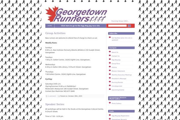 georgetownrunners.ca site used Blix2