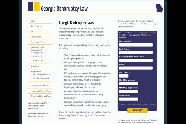 georgiabankruptcy.com site used Focus