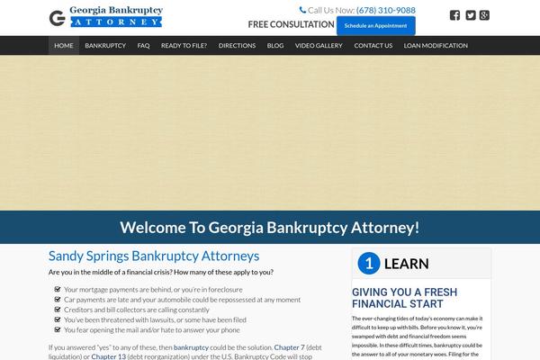 georgiabankruptcyattorney.net site used Dazzling