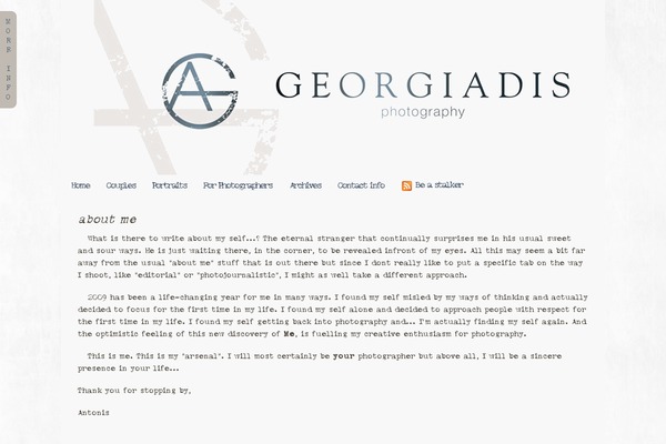 WordPress website example screenshot