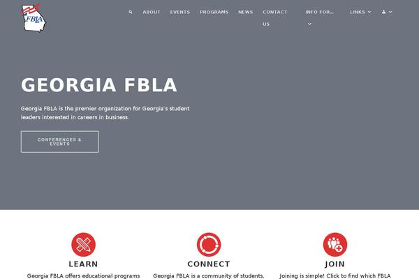 georgiafbla.org site used Gafbla