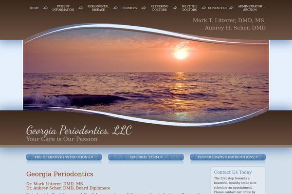georgiaperiodontics.com site used 2045-template-r