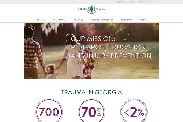 georgiatraumafoundation.org site used Gtf