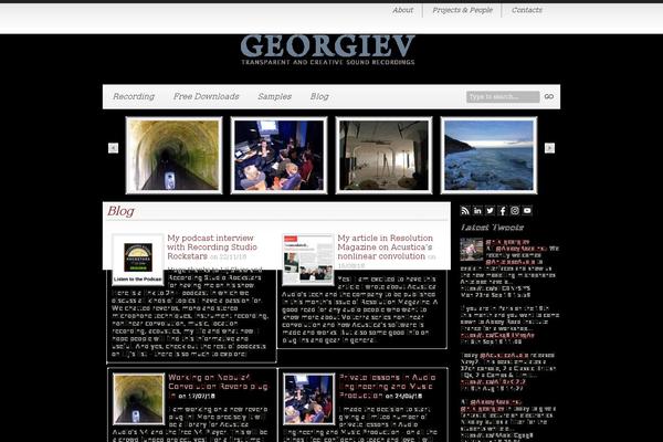 georgievsound.com site used Georgiev
