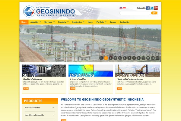 geosinindo.co.id site used Geosinindo