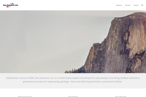 Total theme site design template sample