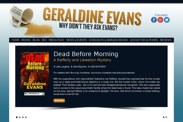 Geraldine theme site design template sample