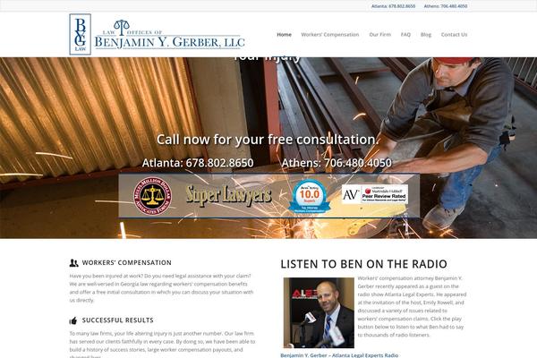 WordPress website example screenshot