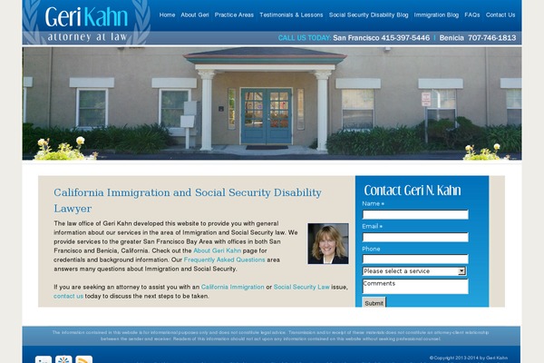 WordPress website example screenshot