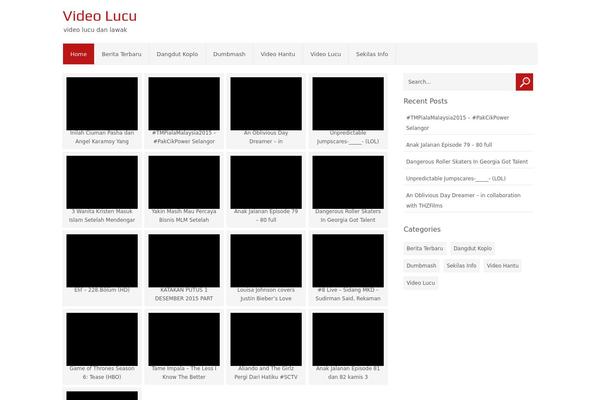 Novavideo Lite theme site design template sample
