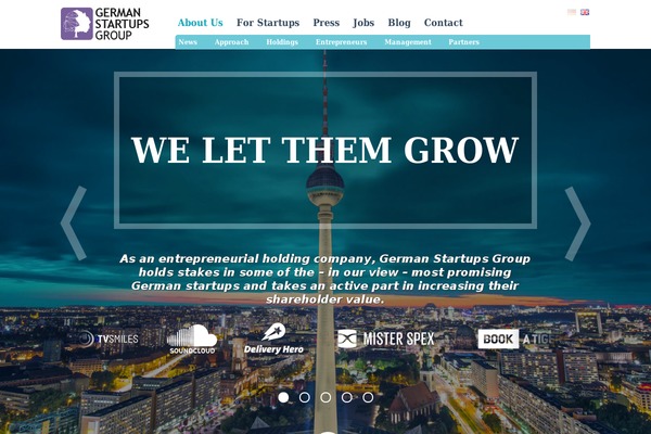 german-startups.com site used Foundationxoz