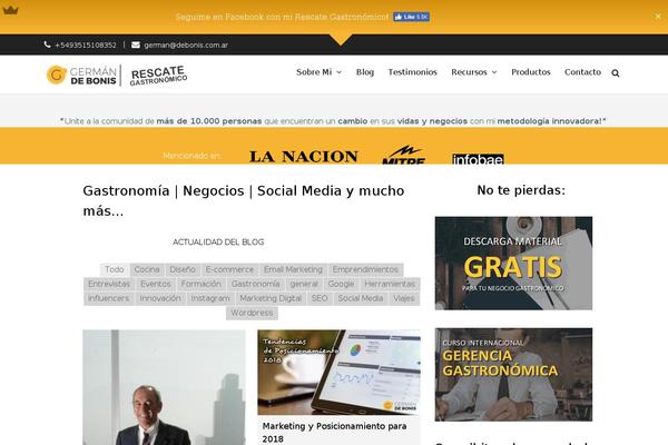 WordPress website example screenshot