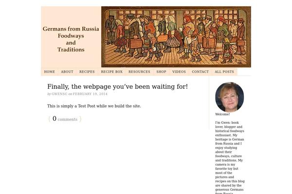 WordPress website example screenshot