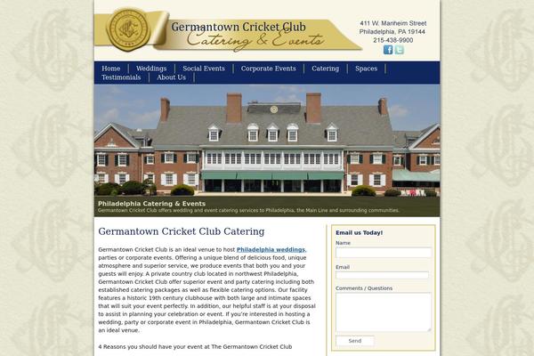 germantowncricketcatering.com site used Thesis 1.8.3