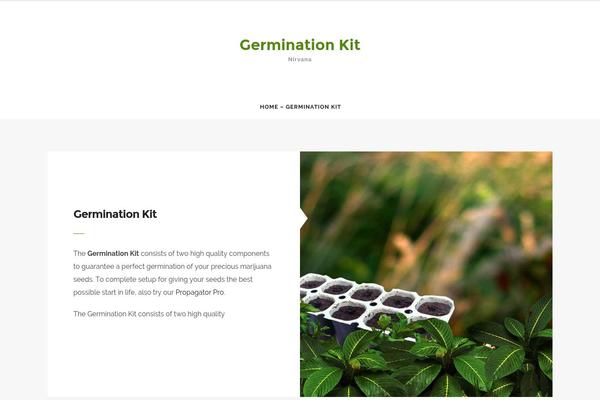 germinationkit.com site used Artistas