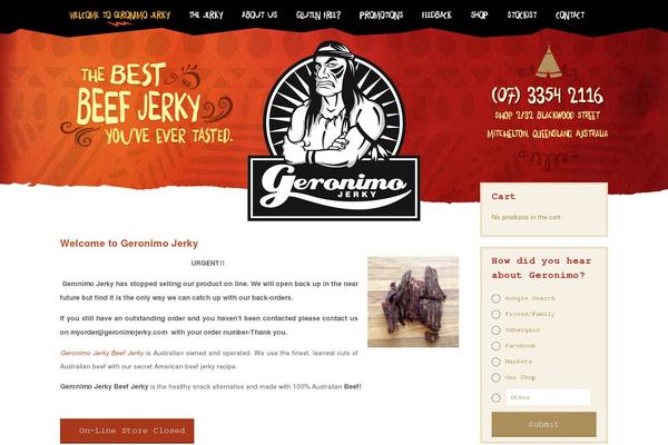 geronimojerky.com.au site used Jerky