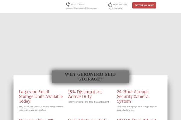 Bridge Child theme site design template sample