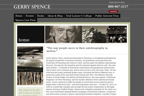 gerry-spence.com site used Spencelawyers