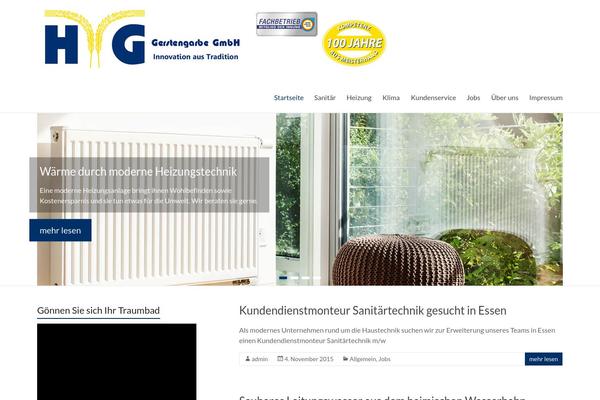 WordPress website example screenshot